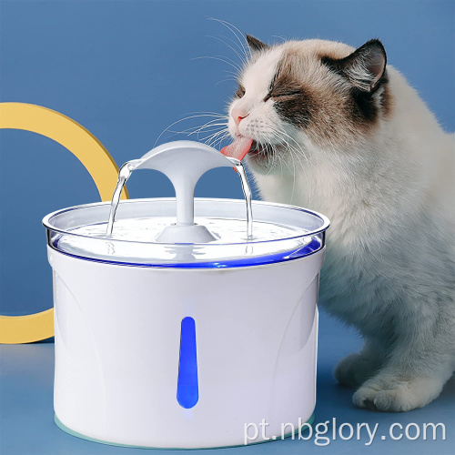 2.5L Distribuidor de água da fonte de água de gato